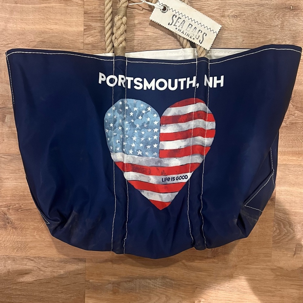 Sea Bags x Life is Good tote Bag